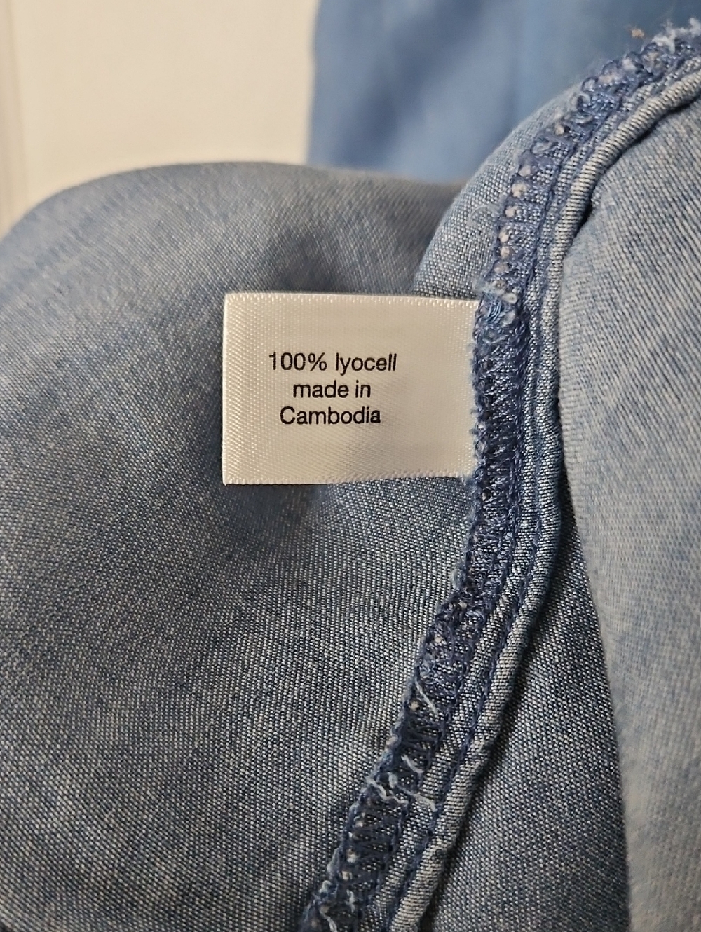 Lane Bryant Light Blue Denim Midi Dress with Front Buttons and Waist Tie 24 - Picture 3 of 5